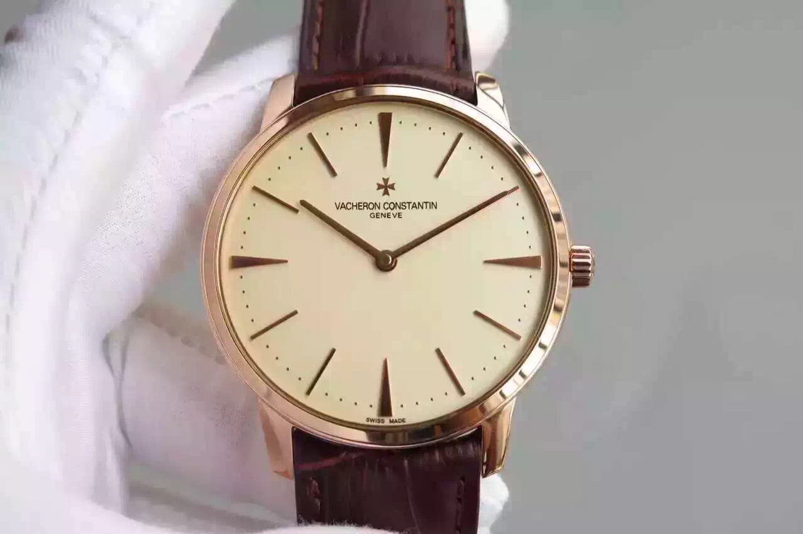 江诗丹顿传承系列 精仿 江诗丹顿（Vacheron Constantin)传承系列机械男表